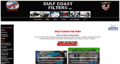 Desktop Screenshot of gulfcoastfilters.com